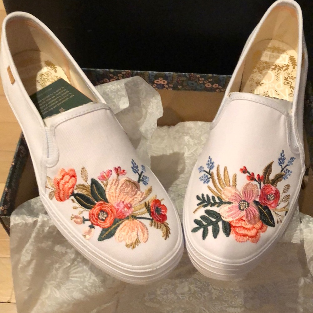 Keds Rifle Paper White Lively 7.5M